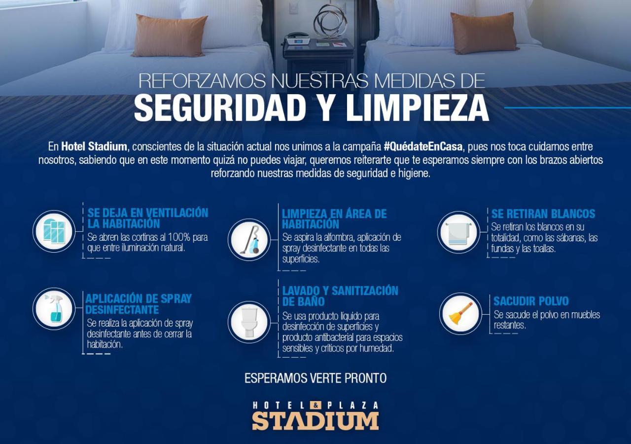 Hotel Stadium León de los Aldamas Extérieur photo Safety and Hygiene Measures